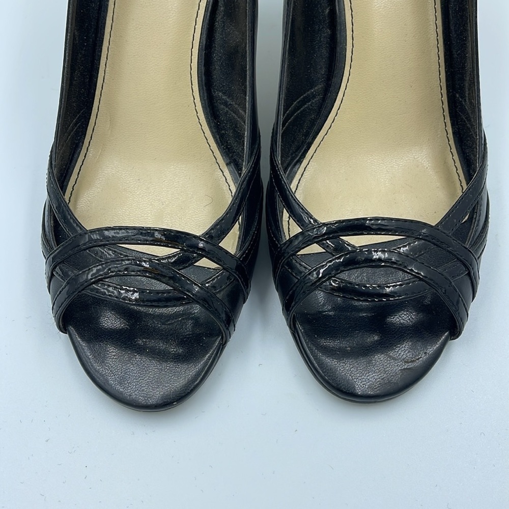 Impo Classic Black Crisscross Heels - Picture 2 of 5